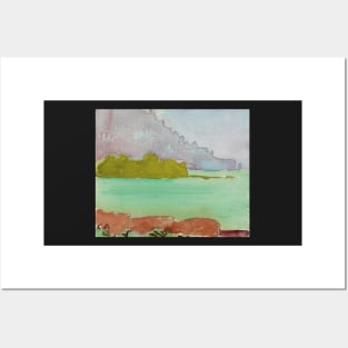 bank landscape 1928 - Cuno Amiet Posters and Art